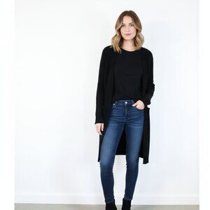 *Rodier Black Slim Knit Cardigan